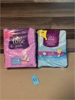 2 Bags of Poise Pads