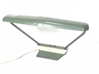 Vtg Metal Office Desk Lamp Works