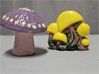 Funky Mushroom Lot Ceramic Napkin HOlder