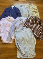Mens Button Down Shirts Size Med