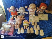Cabbage patch dolls / toy shoes birth certificate