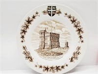 10" Plate Transferware Cabot Tower on Signal Hill