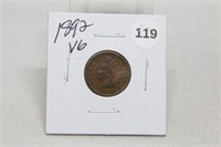 1892 VG Indian Head Cent