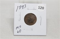 1893MS60 Indian Head Cent