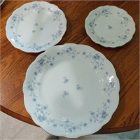 Blue Garland Haviland China Setting