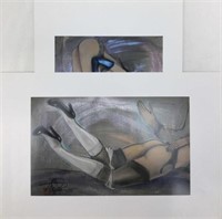 (2) Signed Limited Edition Erotic Art Prints