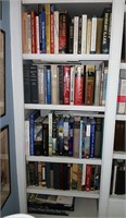 Five (5) Shelves of Books History People Ships