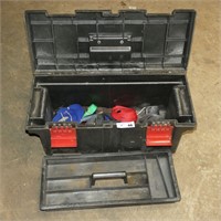Heavy Duty Plastic Tool Box & Straps