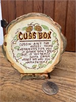 Vintage Japanese Ceramic Cuss Box