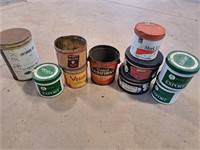 Misc advertising tins