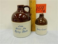 (2) Crock Mini Jugs