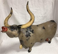 William Jauquet Americana Folk Art Longhorn Bull
