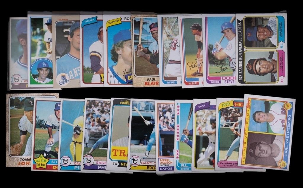 Baseball Trading Cards 1970s & 80s (21)