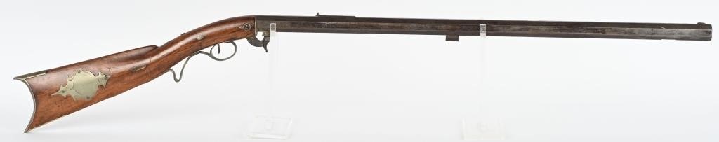 EARLY UNDER HAMMER PERCUSSION HEAVY BARREL RIFLE