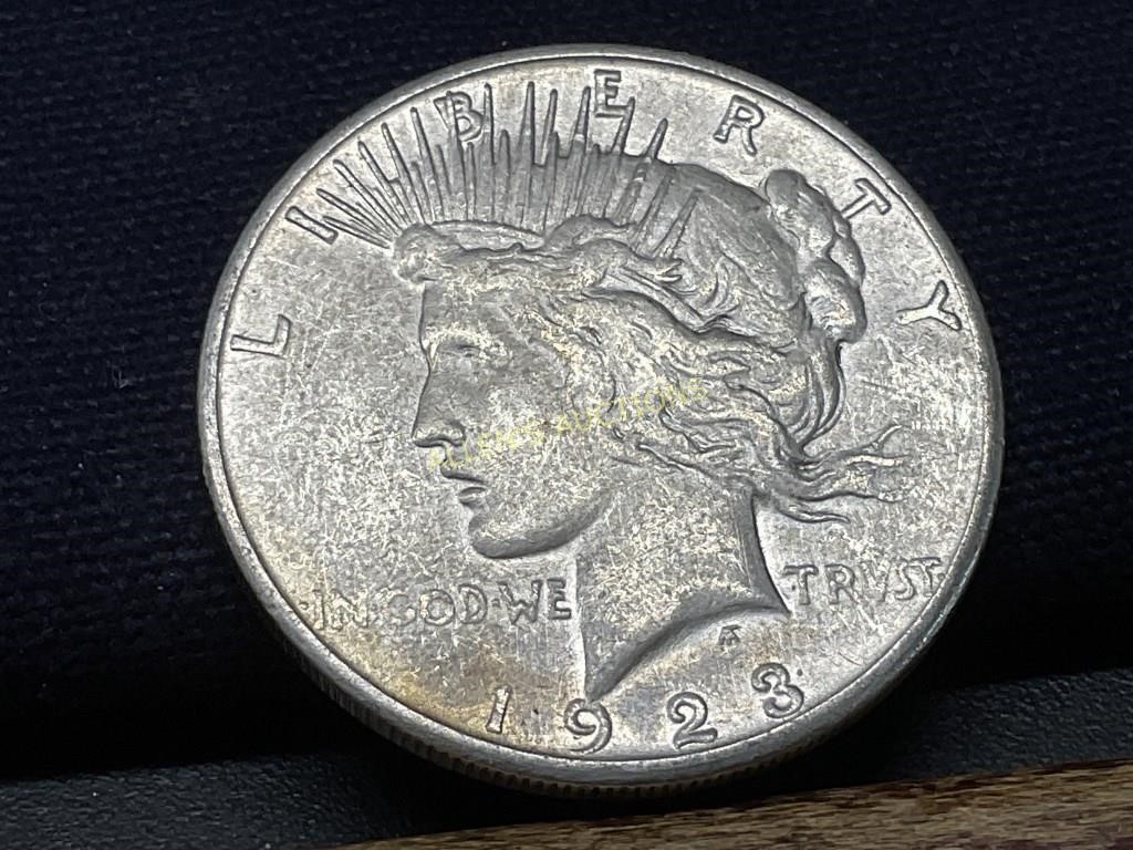 1923 PEACE SILVER DOLLAR