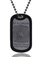 ChainsProMax Men Saint Florian Pendant Necklace