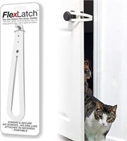 FlexLatch Cat Door Holder Latch - Bright White