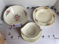 Vintage china- Pope Gosser, 1 unmarked, 1 Homer