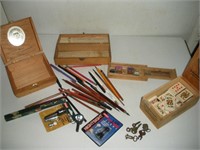 Fountain Pens,Nibs and Wooden Boxes