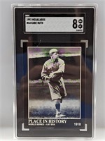 1992 Megacards #64 Babe Ruth SGC 8