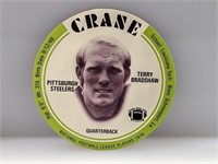 1976 Cranes Chips Disc HOF Terry Bradshaw