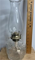 Glass Oil Lamp 15"