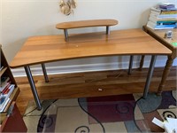 Wood and Metal Office Desk