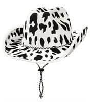 Beistle Cow Print Cowboy Hat One Size Fits Most