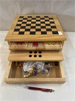 Wood Gameboard Cabinet
