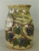 Wilfred Dean Folk Art Pottery Vase