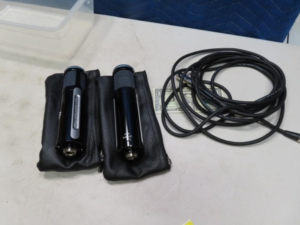 (2) Sterling brand Pro Microphones ST151 exc