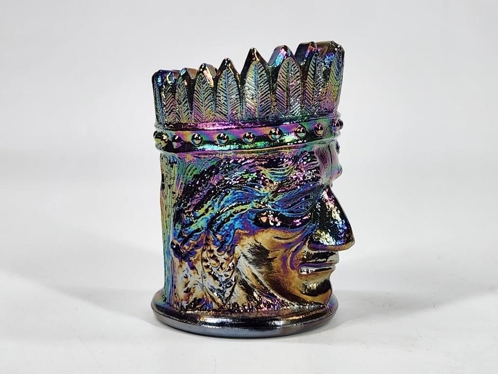 JOE ST. CLAIR INDIAN HEAD TOOTHPICK HOLDER