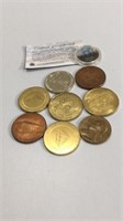 Gold Plate President Coin & Other Coins TCG