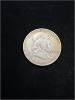 1961 D Benjamin Franklin Half Dollar