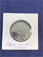 1984 Canadian $.50 coin proof like