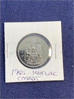 1985 Canadian $.50 coin proof like