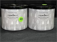 2 BATH AND BODY WORKS CANDLES - WINTER
