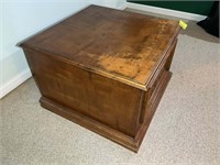 WOODEN SIDE TABLE 30N IN SQUARE 20 IN TALL