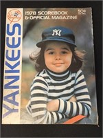1978 Scorebook & Official Magazine Damaged Cover