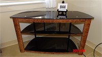 TV Stand with 3 Glass Shelves