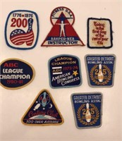 Patches Lot Assorted Bowling, Fitness &