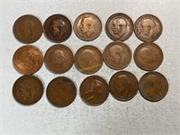 Half cents from Great Britain