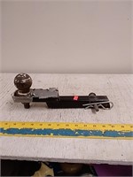 Small receiver hitch with ball