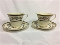 2 Minton Tea Cups & Saucers Stanwood