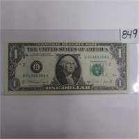 1988 US. 1$ BILL