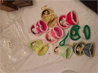 8 doll ornaments