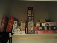Lot of Games, Puzzles & More on Shelf