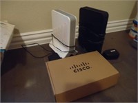 2 Wifi Routers & Cisco Phone Adapter