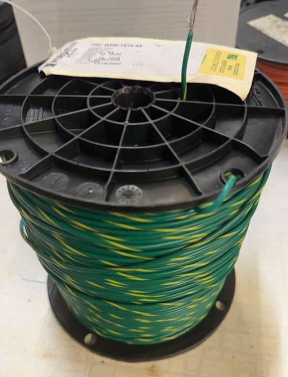 Used Green/ Yellow 1000 Ft Interstate AWG 18 16/30