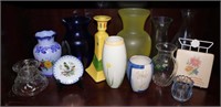 Collection of Vases & Candle Holders